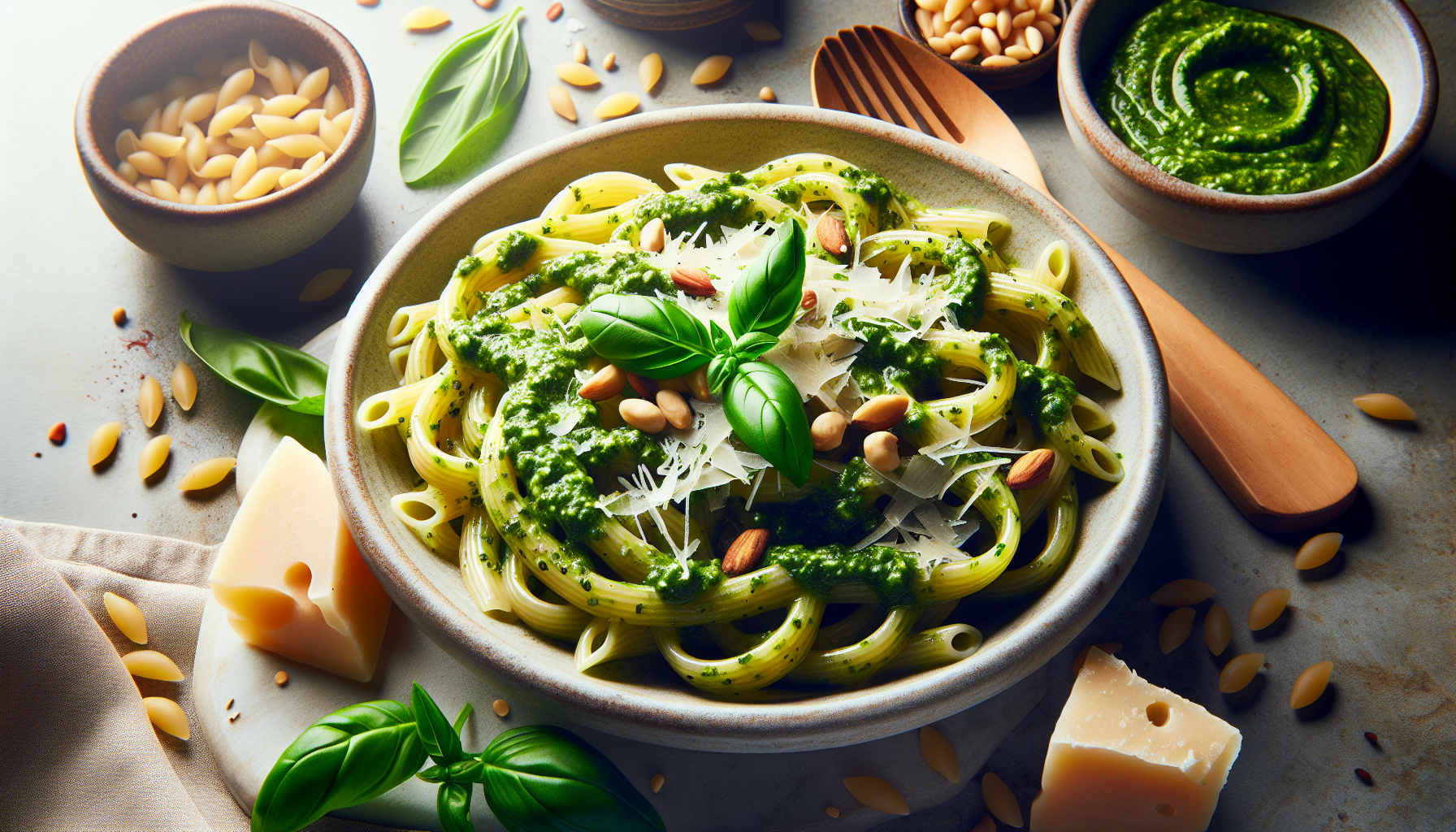 pesto in pasta